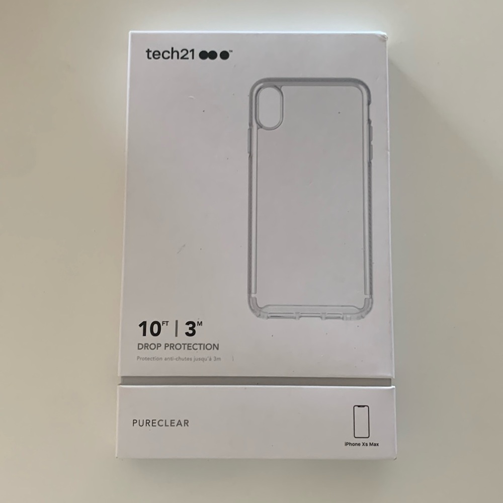 NWT tech21 IPhone XS Max Case Pureclear